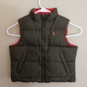 Polo by Ralph Lauren Kids Reversible Puffy Vest Size 2T